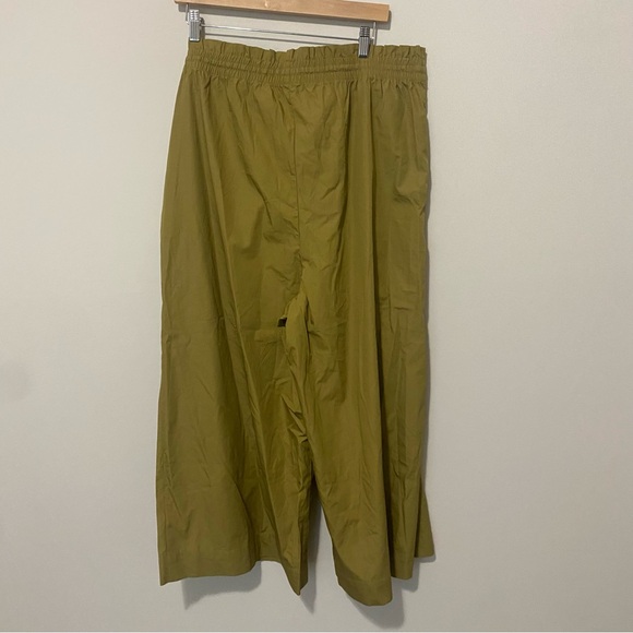 Madewell Poplin Smocked Huston Pull-On Crop Pants XXL - Picture 8 of 11